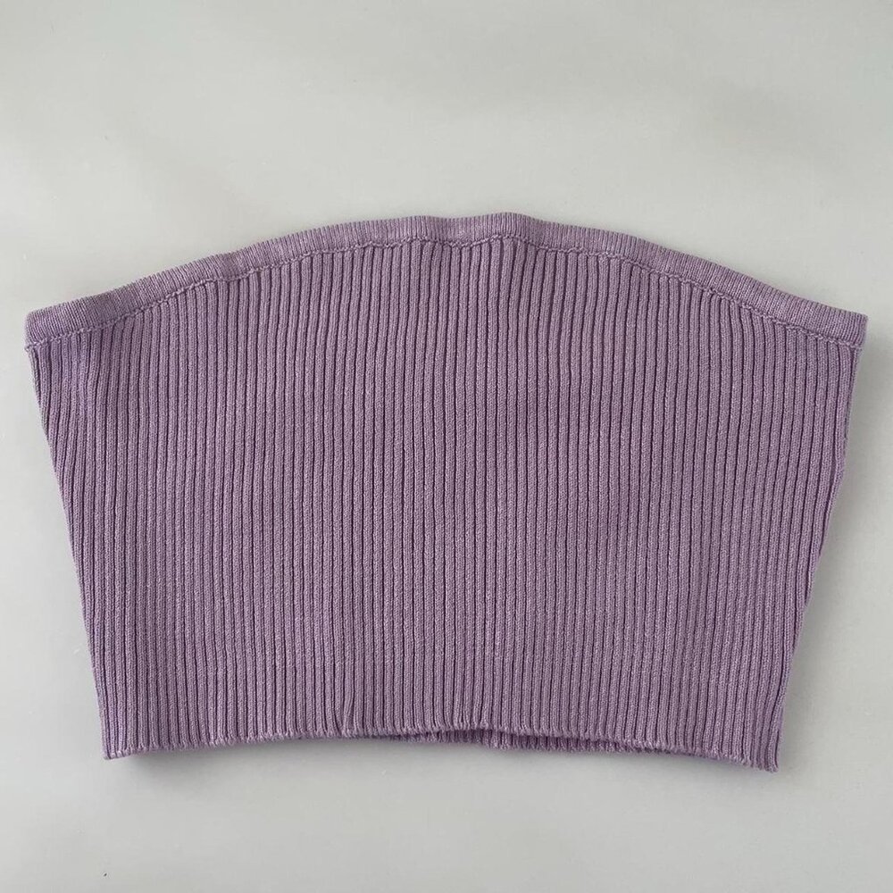 Lavender bandeau top